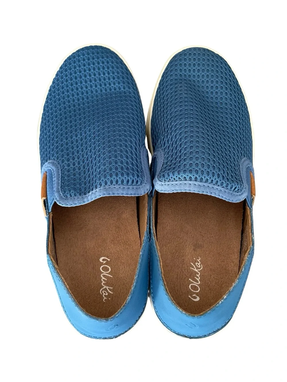 OluKai Pehuea Blue Sneakers Shoes Size 6